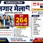 8 जुलाई को लगेगा जिला स्तरीय रोजगार मेला, 264 पदों पर होगी भर्ती बलौदाबाजार में सुबह 11 बजे से दोपहर 3 बजे तक आयोजित होगा रोजगार मेला, निजी कंपनियां करेंगी भर्ती