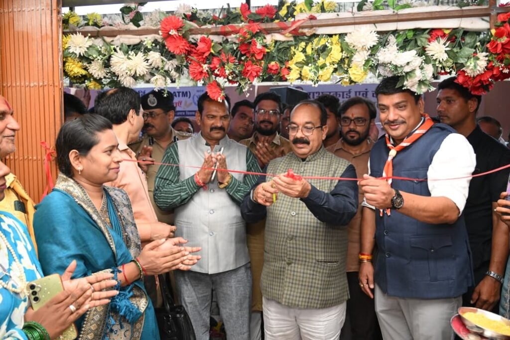 बिलासपुर में अन्नपूर्ति ग्रेन एटीएम का शुभारंभ — उप मुख्यमंत्री अरुण साव ने किया आधुनिक, पारदर्शी राशन वितरण शुरू