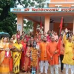 भारी बारिश के बीच छुरा नगर में निकली भव्य कांवड़ यात्रा, 12 शिवलिंगों में हुआ जलाभिषेक,