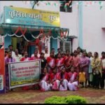 छुरा थाना के जवानों को एकल अभियान की बहनों ने बांधी राखी, थाना प्रभारी ने दी साइबर सुरक्षा की जानकारी,