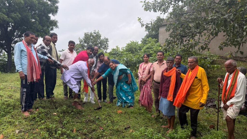 नेवसा को मिली 53.25 लाख की विकास कार्यों की सौगात, कटघोरा विधायक प्रेमचंद पटेल ने किया भूमि पूजन