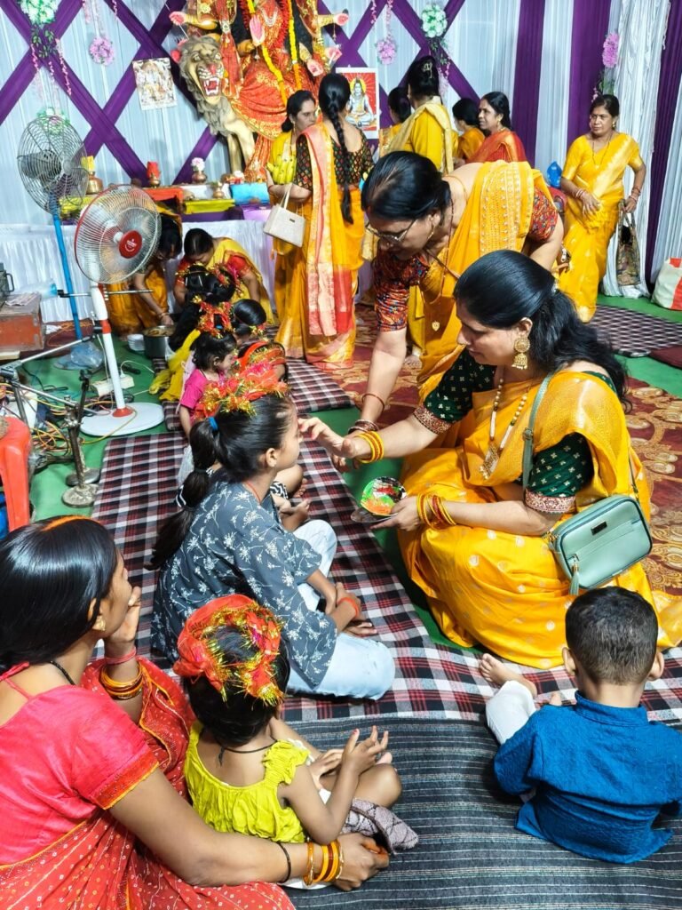समग्र ब्राह्मण मातृशक्ति परिषद् ने जसगीत, महाआरती एवं कन्या भोज के साथ मनाई नवरात्रि पंचमी
