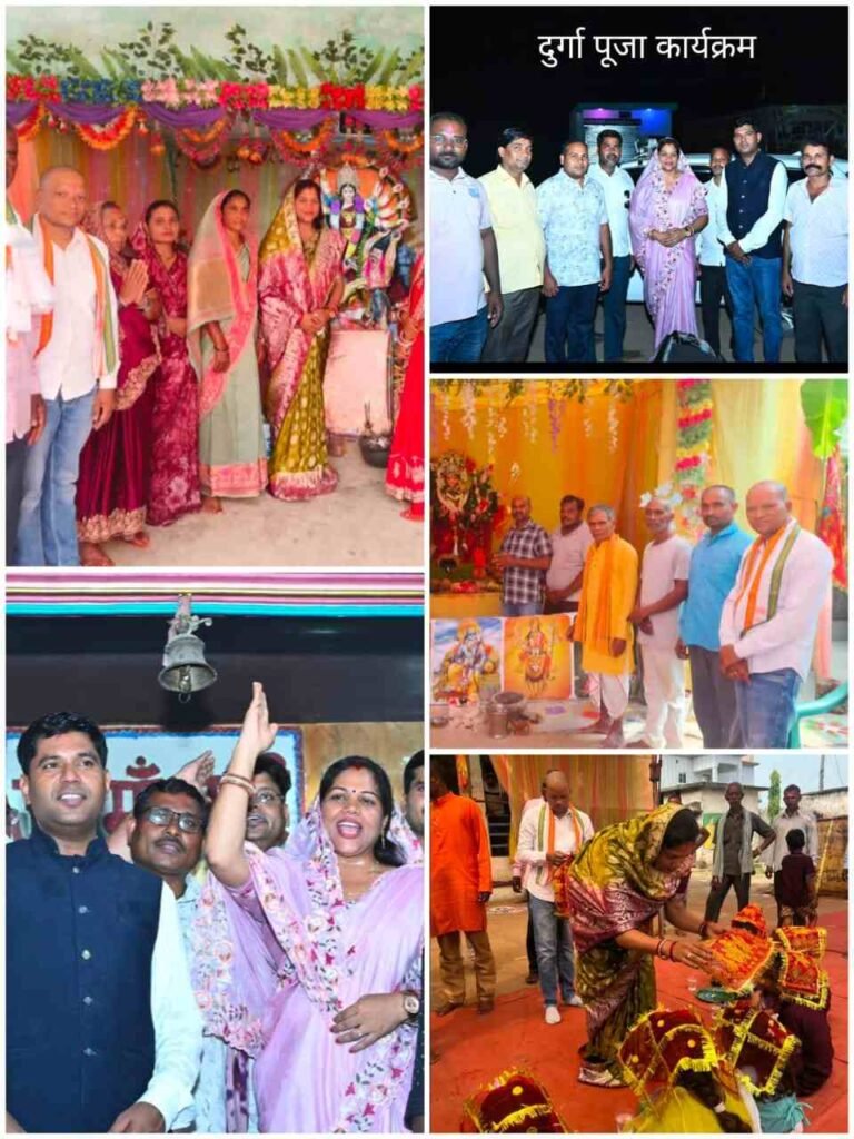 विधायक कविता प्राण लहरे ने सैकड़ों दुर्गा पंडालों में किए माता रानी के दर्शन, क्षेत्र की खुशहाली की कामना-युधिष्ठिर नायक